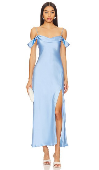 Kitura Dress in Blue | Revolve Clothing (Global)