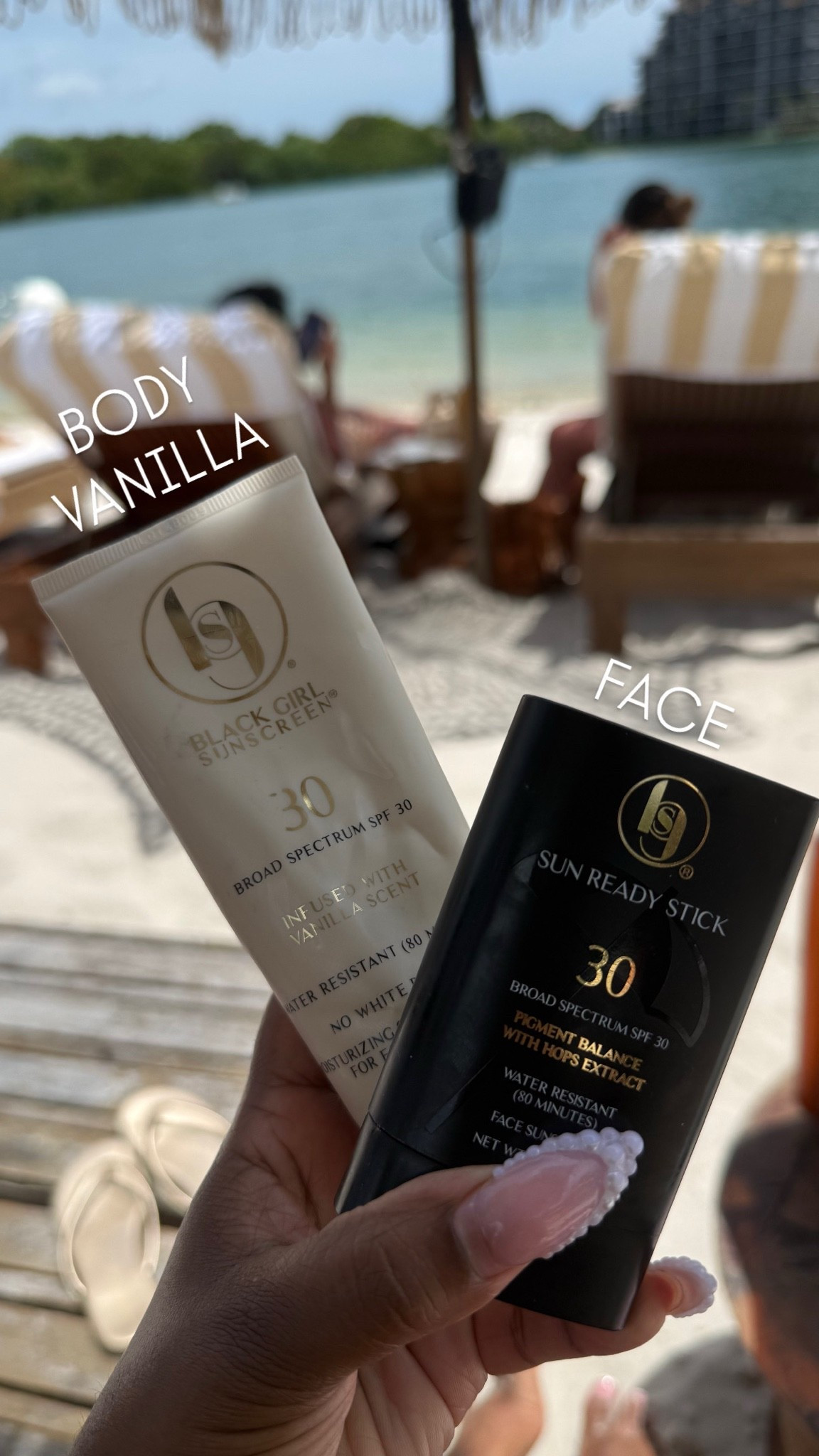 I swear by these sunscreens. Been using @blackgirlsunscreen for years
