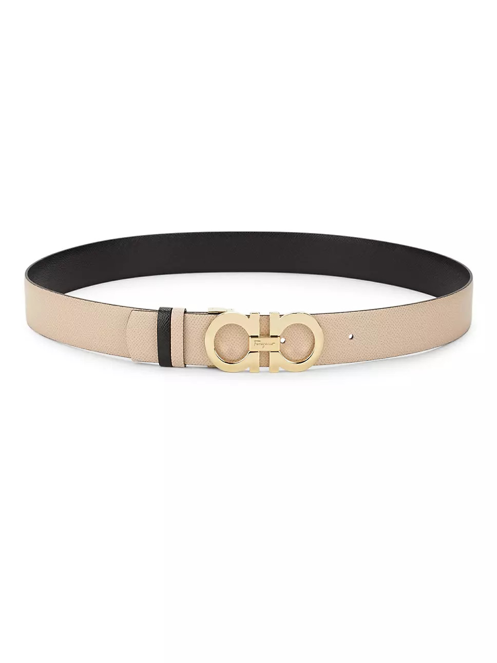 FERRAGAMO Double Gancini Reversible Leather Belt | Saks Fifth Avenue