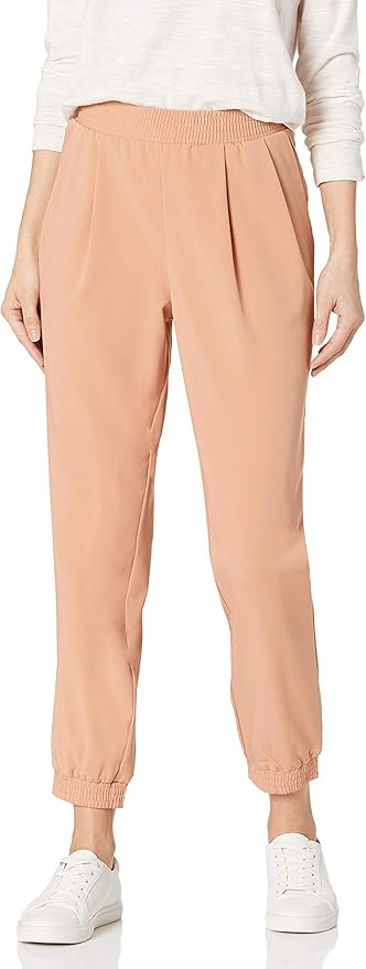 Daily Ritual Women's Relaxed Fit Fluid Stretch Woven Twill Jogger | Amazon (US)