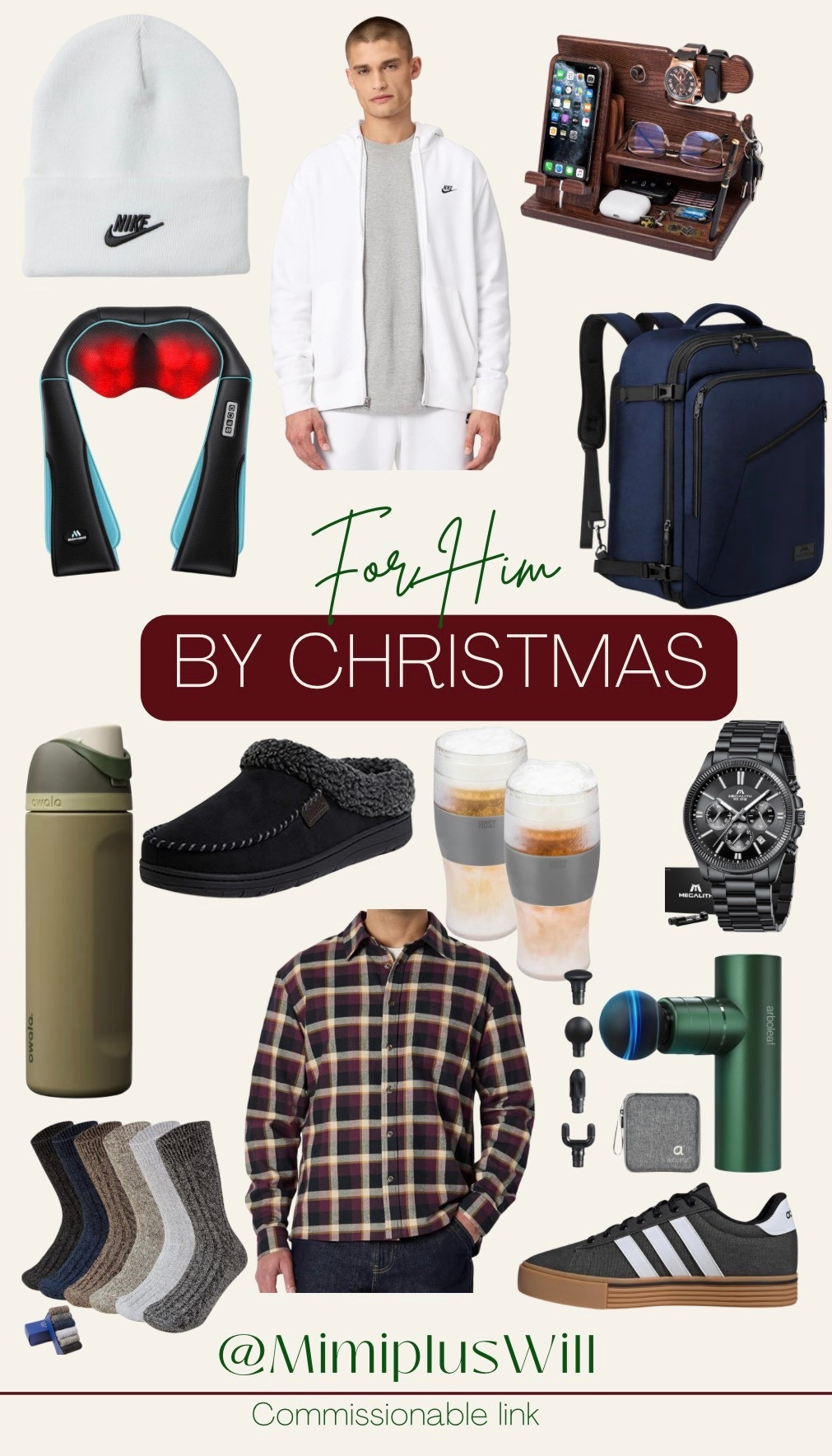  Gifts for him by Christmas! All from Amazon 

Amazon | gift guide for him | for dad | Nike | massager 
Follow @mimipluswill for more!

#LTKSaleAlert #LTKHoliday #LTKGiftGuide