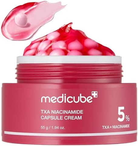 medicube TXA+Niacinamide Capsule Cream | Dual Radiance Moisturizer, Ideal for Use After Spot Care... | Amazon (US)