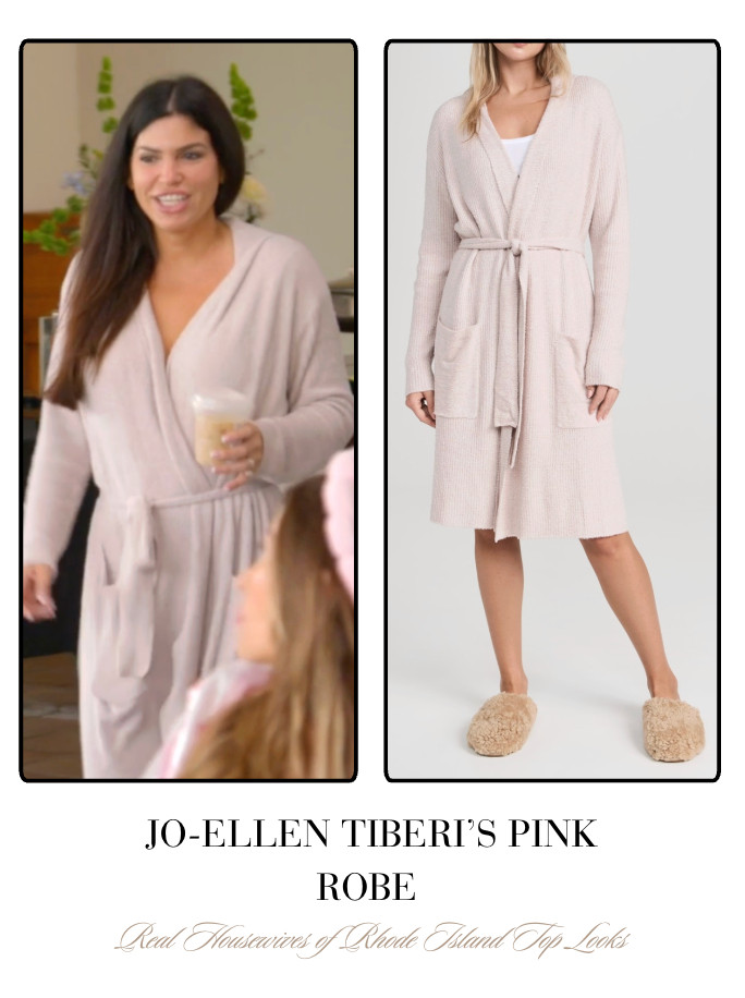 Jo-Ellen Tiberi's Pink Robe 

 