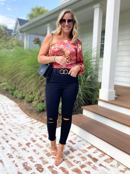 The perfect summer into fall transitional night out outfit. Everything is tts, except the shoes..I wear a a 39 and I’m normally an 8/8.5

The glasses are a must  

#LTKsalealert #LTKstyletip #LTKunder100