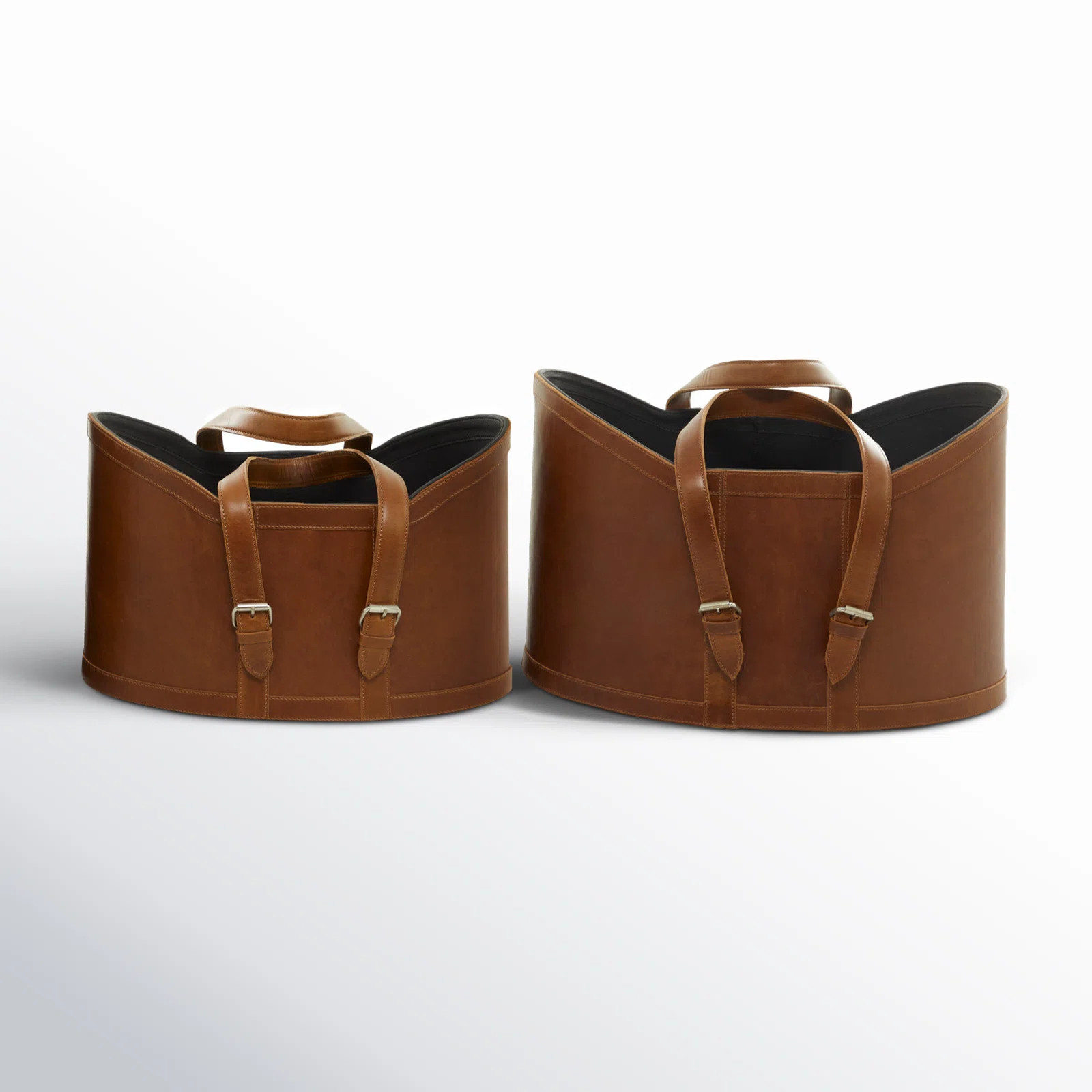 Birch Lane™ Leather Handmade Decorative and Functional Storage Basket with Handles & Reviews | ... | Wayfair North America