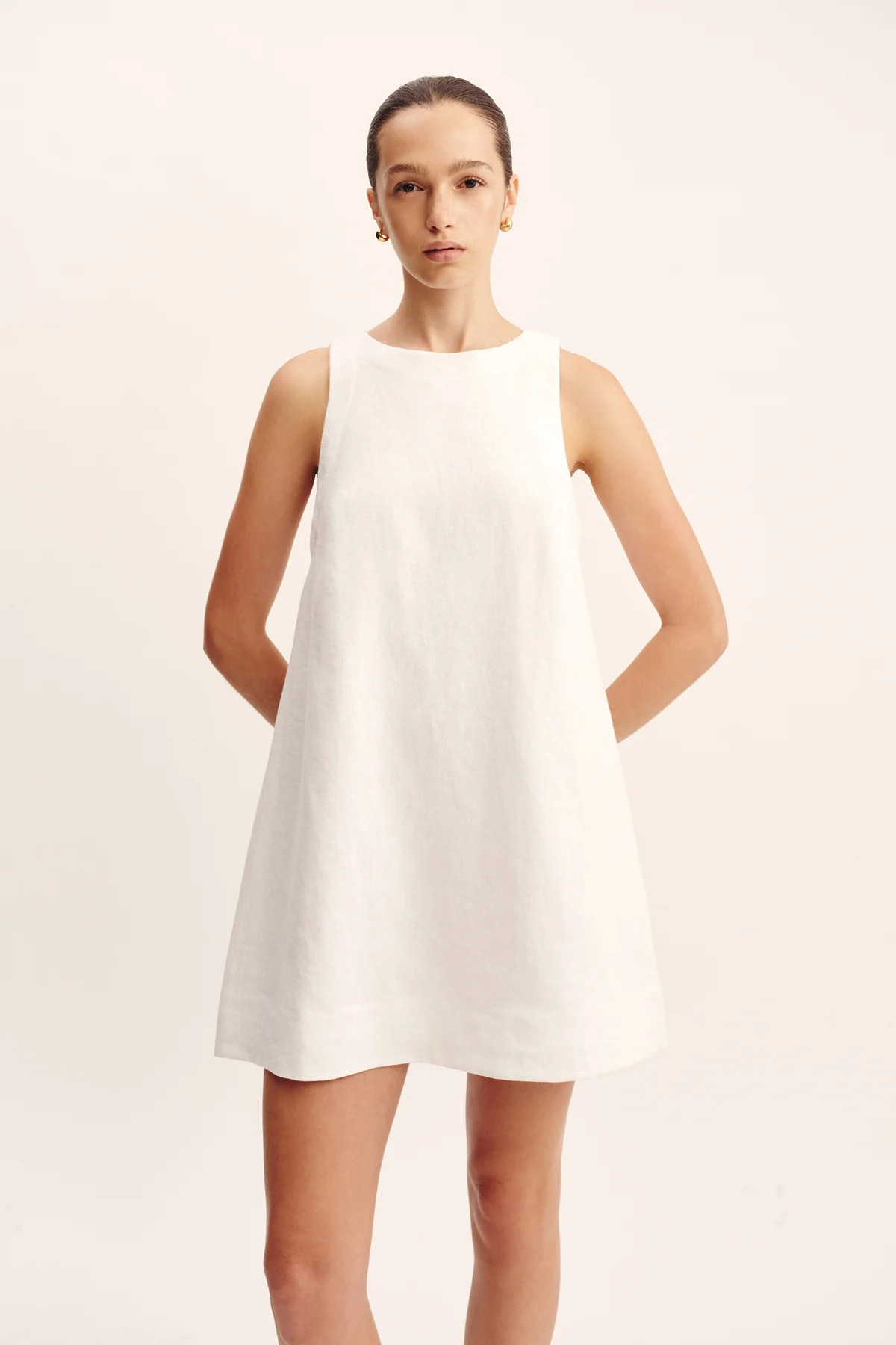 POPPY MINI DRESS - IVORY | POSSE (US)