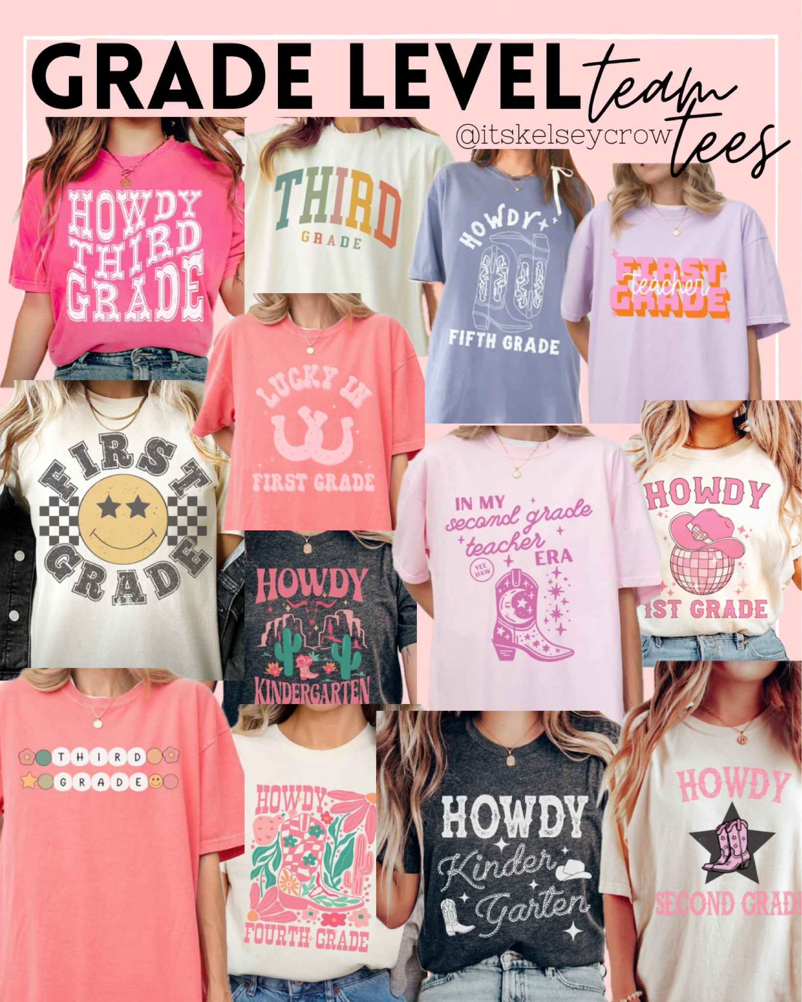 So many cute grade level teacher tees for back to school!!

#LTKSaleAlert #LTKBacktoSchool #LTKFindsUnder50