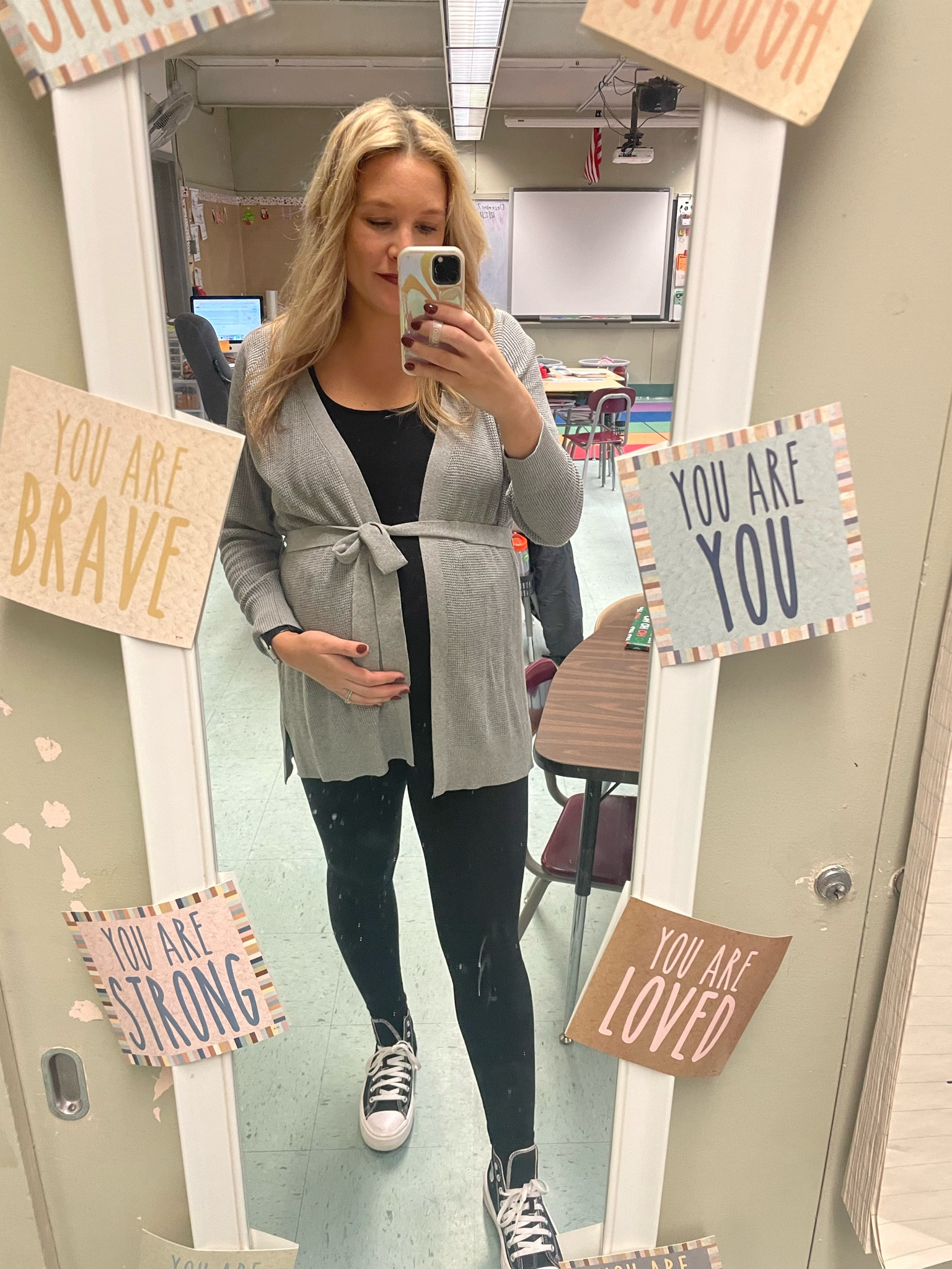 Only one more day now left of work! 2nd to last maternity work out! 

#LTKbump #LTKworkwear #LTKSeasonal