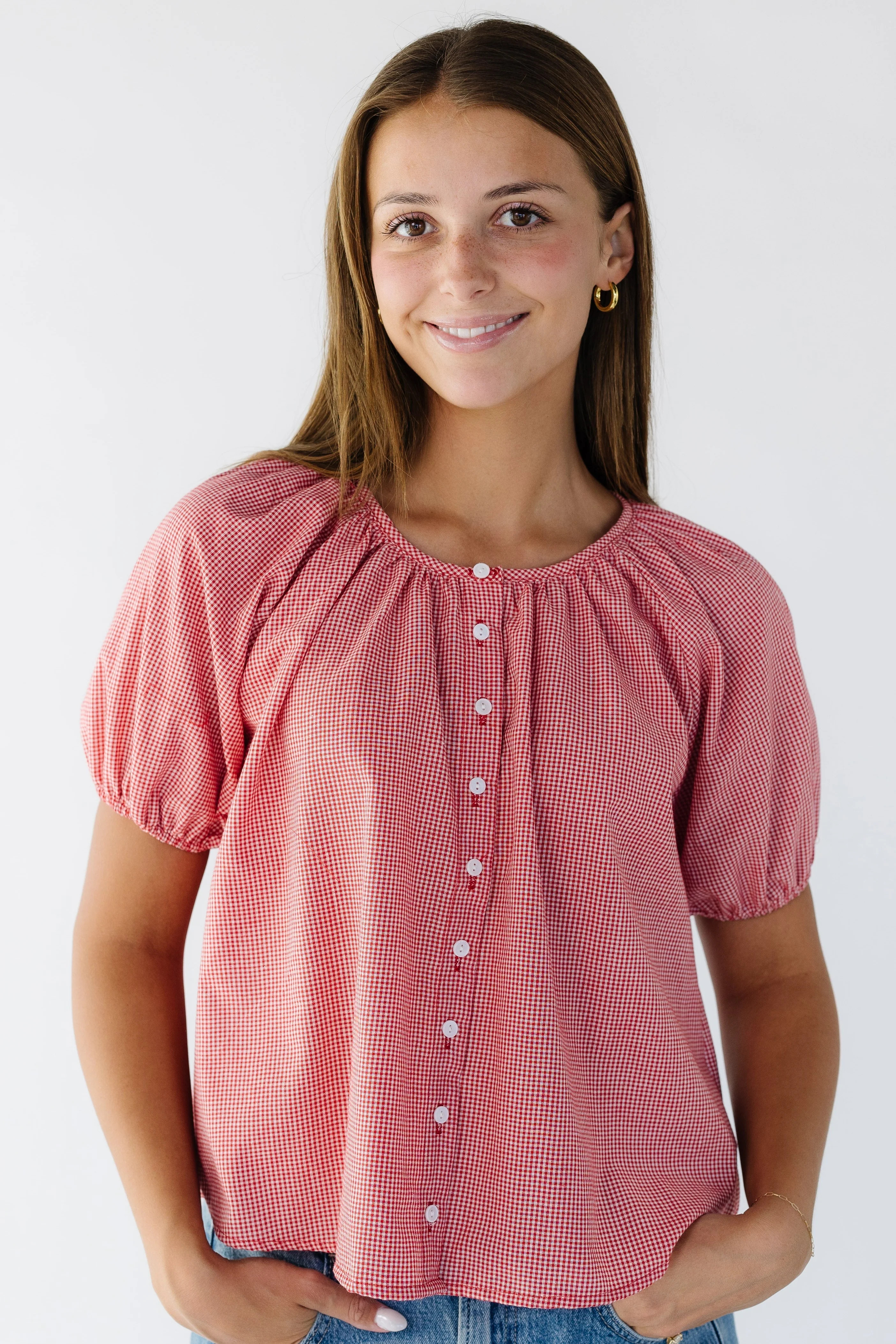 Brass & Roe Modest Bree Textured Top | Called To Surf