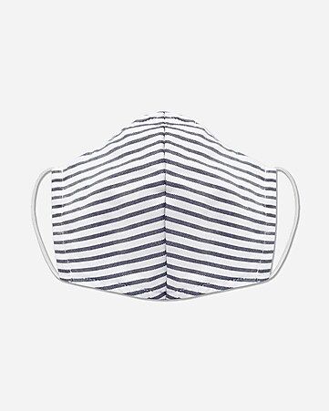 Pocket Square Clothing Blue Stripe Unity Face Covering | Express