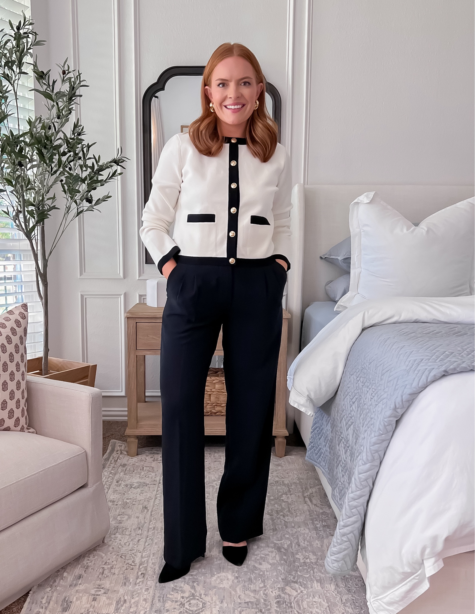 I love this white and black lady jacket from Aritzia! It’s effortlessly chic and classy. This outfit is a no brainer when you want to look put together for the office! 🖤 

#LTKWorkwear #LTKStyleTip