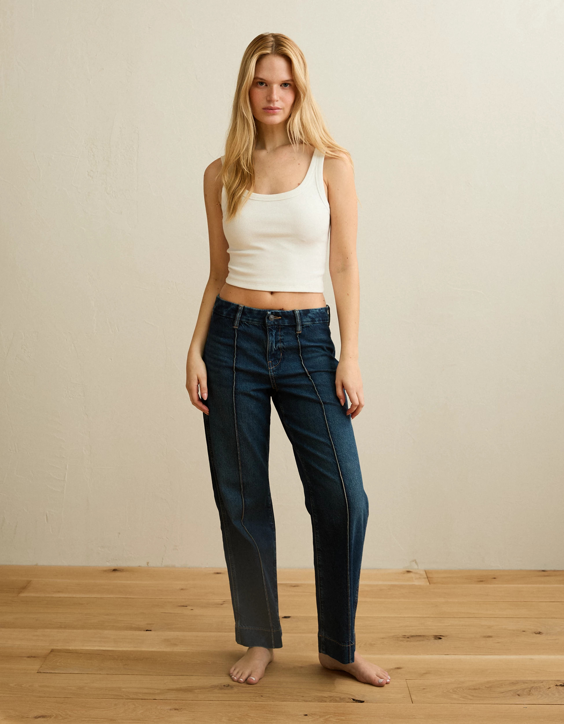 AE Curvy High-Waisted Stovepipe Jean | American Eagle Outfitters (US & CA)