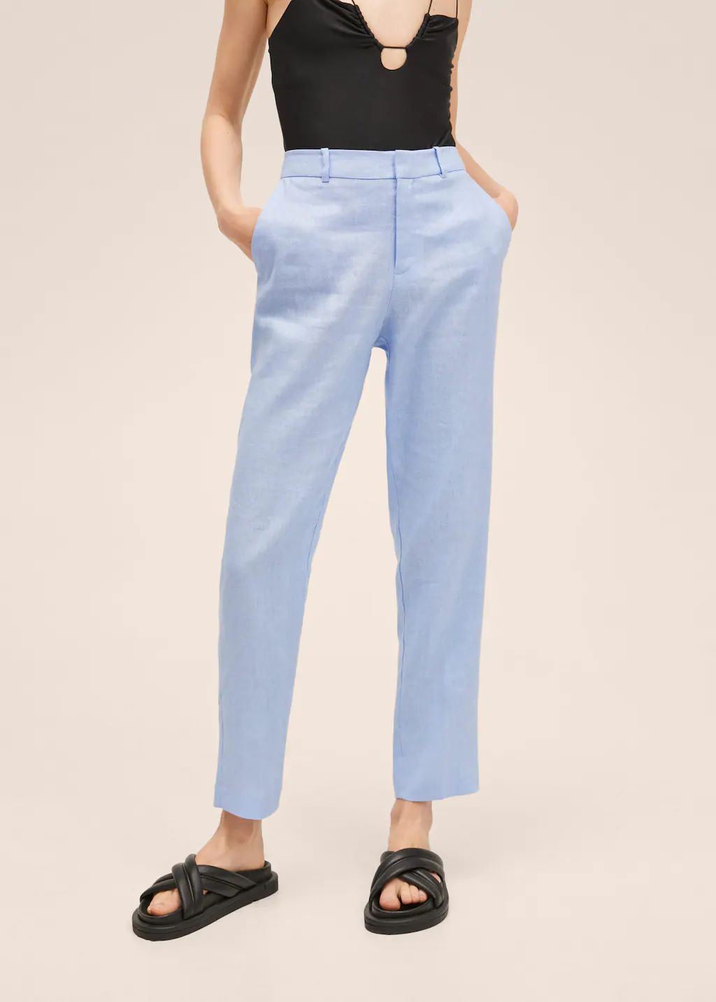 Linen suit trousers | MANGO (US)