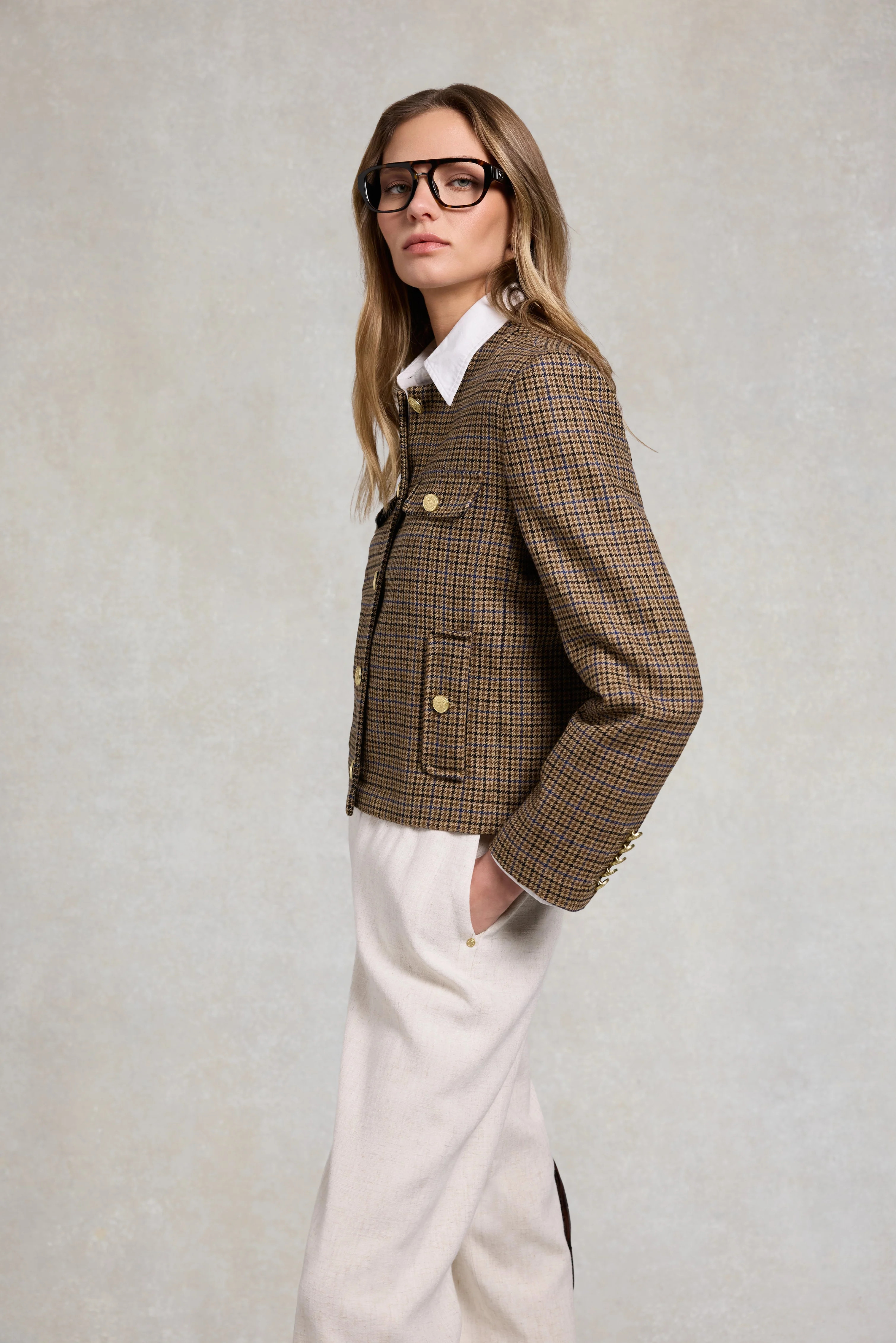 Chelsea Jacket (Abbot Check Tweed) | Holland Cooper