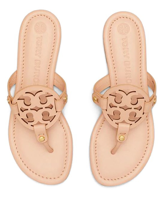 Tory Burch Women's Sandals LIGHT - Light Makeup Miller Leather Sandal - Women | Zulily