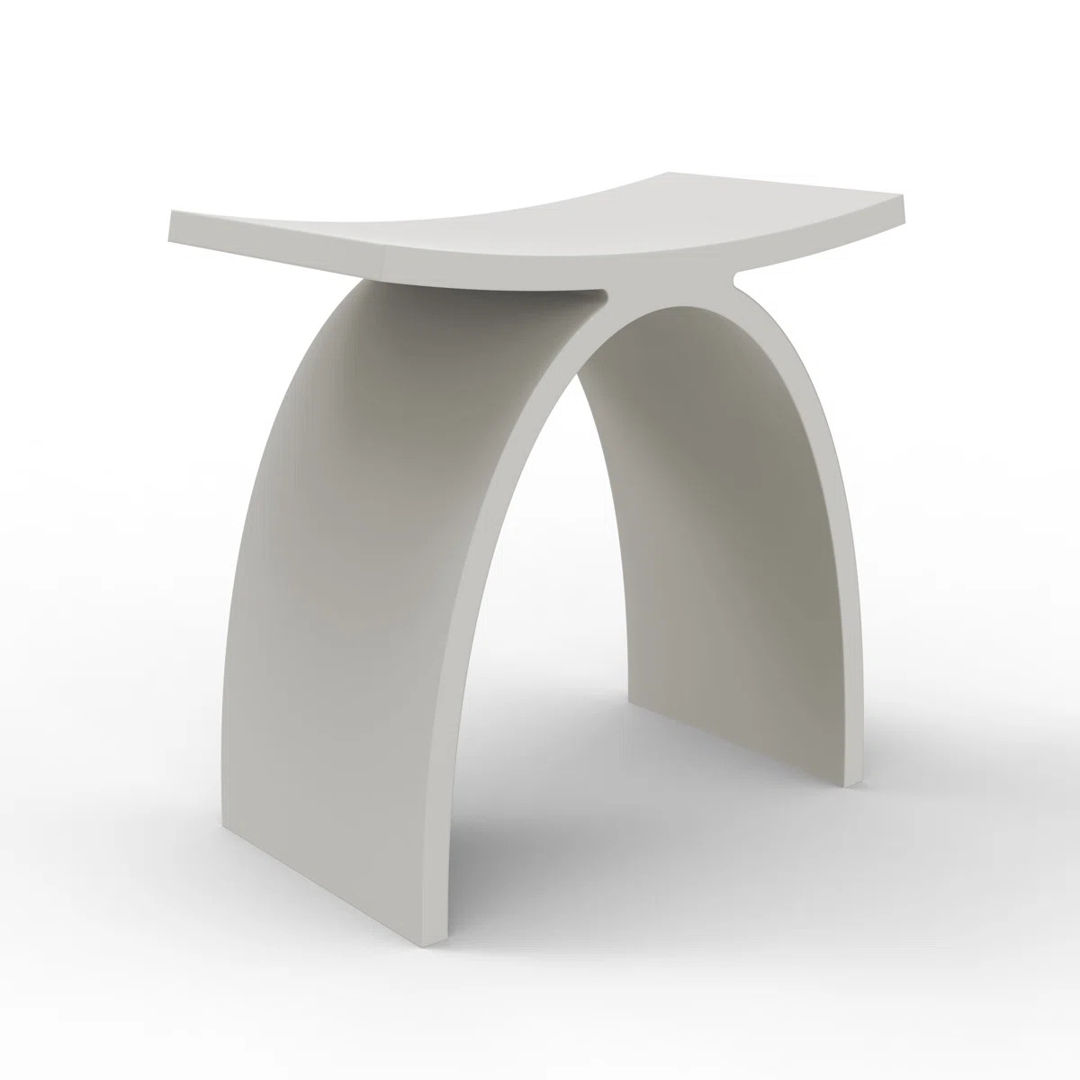 Freestanding Shower Seat Solid Surface Shower Stool | Wayfair North America