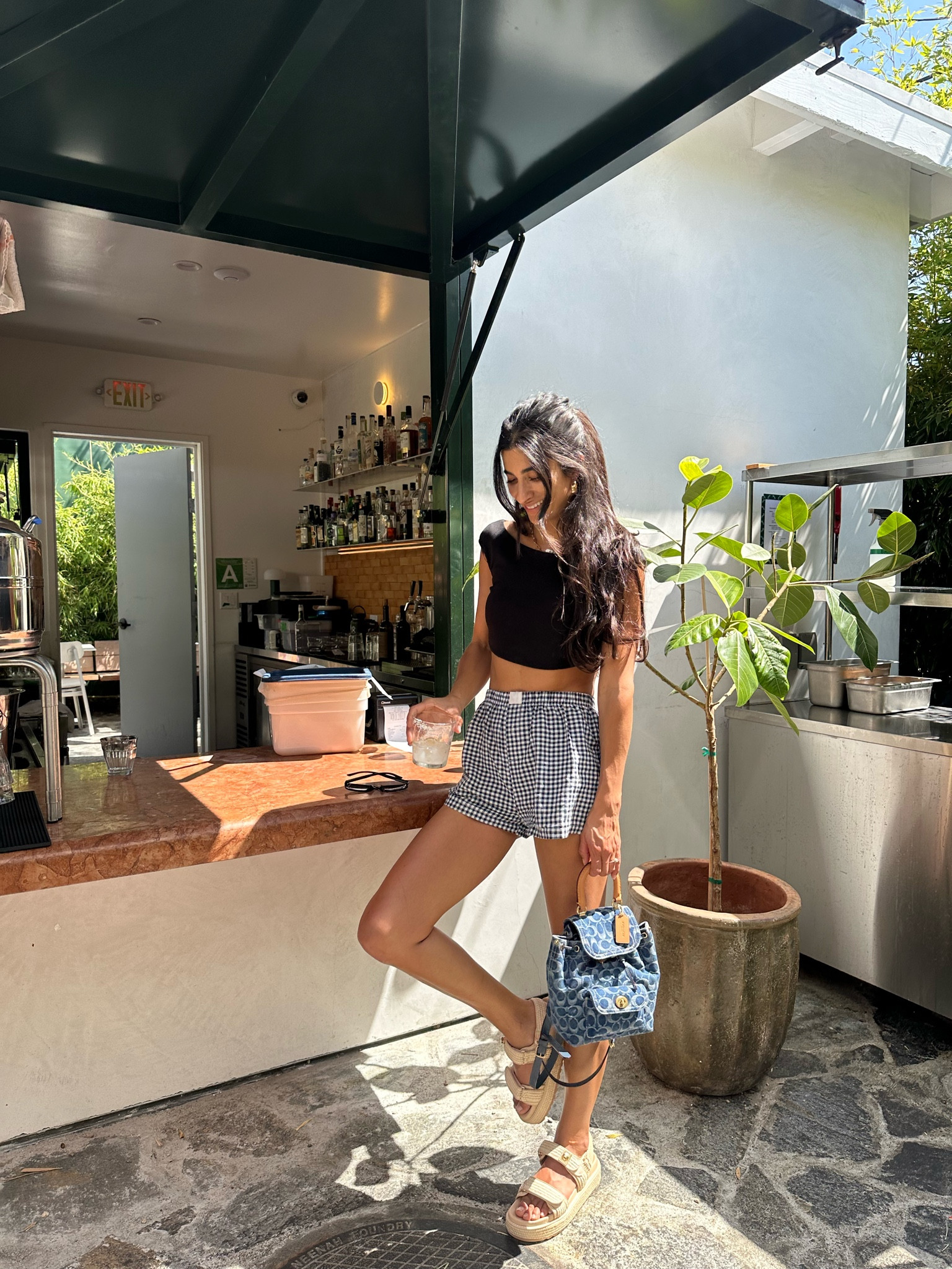 Summer outfit! These boxer shorts on repeat! Wearing size small 