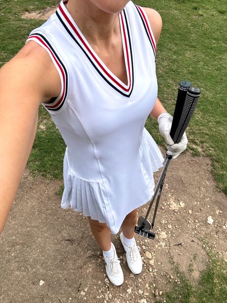 Golf dress, golf outfit, tennis dress, tennis outfit, pickelball dress, pickleball outfit 

#LTKstyletip #LTKfindsunder100 #LTKfitness
