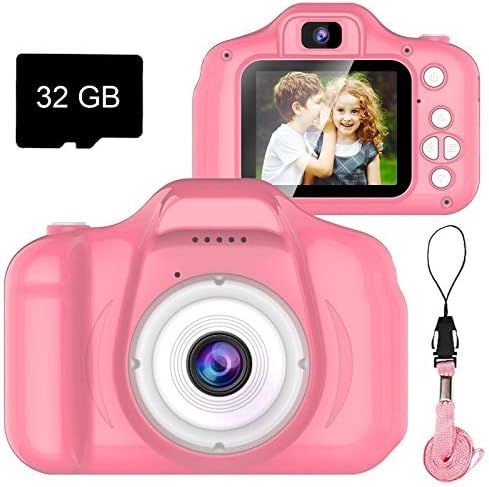 Dylanto Upgrade Kids Selfie Camera, Christmas Birthday Gifts for Girls Age 3-9, HD Digital Video Cam | Amazon (US)