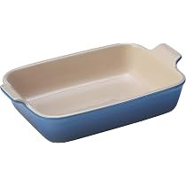 Le Creuset Stoneware Heritage Rectangular Dish, 2.5 qt. (10.5" x 7"), Marseille | Amazon (US)