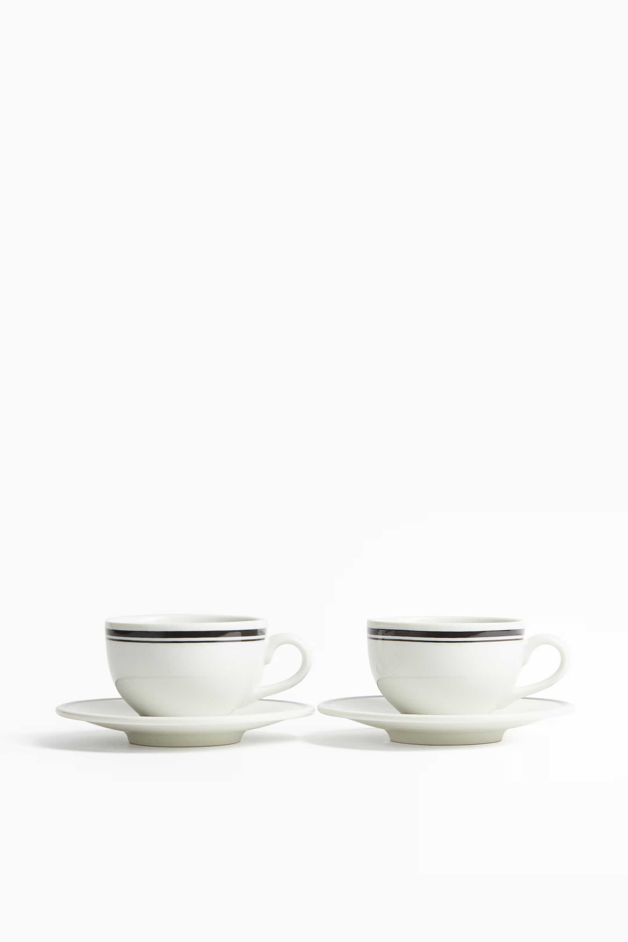 2-Pack Cappuccino Cup and Saucer | H&M (US + CA)