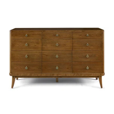 Martine Solid Wood 69'' W 12 - Drawer Dresser | Wayfair North America