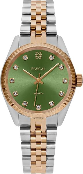 Lab-Grown Diamonds, Sapphire Crystal, Stainless Steel Strap, 10 ATM Waterproof, Luxury Watch Gift | Amazon (US)