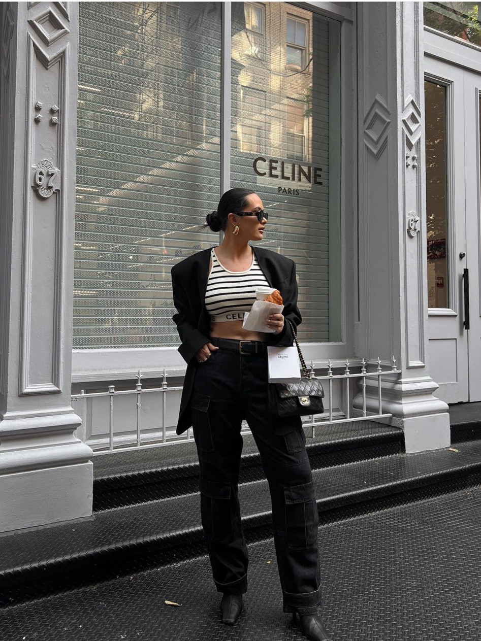 Casual outfit, neutral outfit, fall fashion, oversized blazer, cargo Jean, revolve, fall outfit

#LTKshoecrush #LTKstyletip #LTKSeasonal