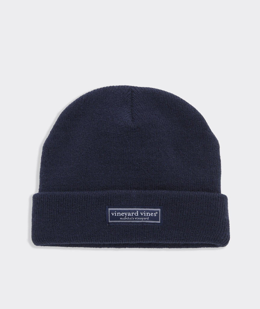 Kids' Logo Box Beanie | vineyard vines