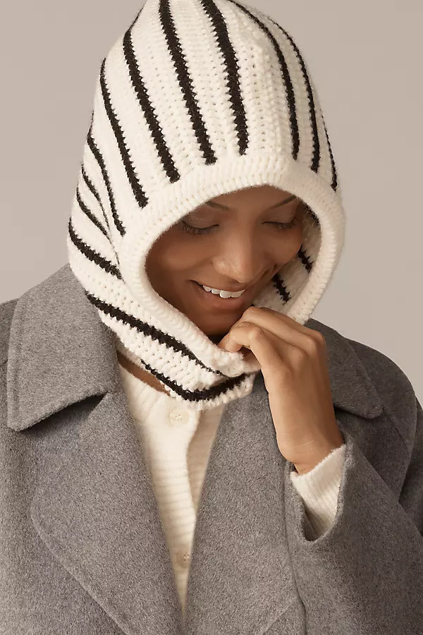 Knit Striped Balaclava | Anthropologie (US)
