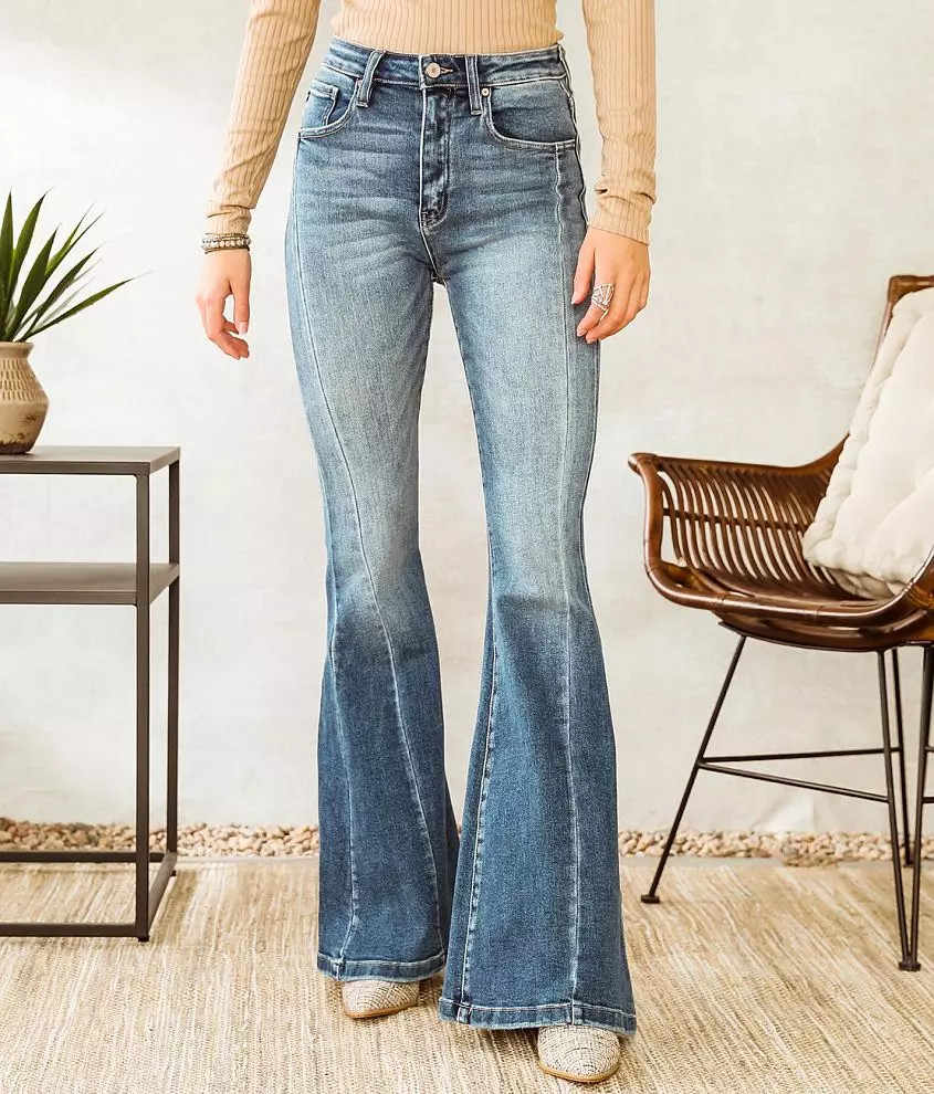 High Rise Flare Stretch Jean | Buckle
