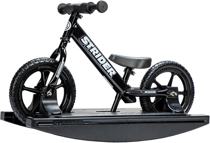 Strider 12” + Rocking Base - Helps Teach Baby How to Ride a Balance Bicycle - for Kids 6 Months... | Amazon (US)