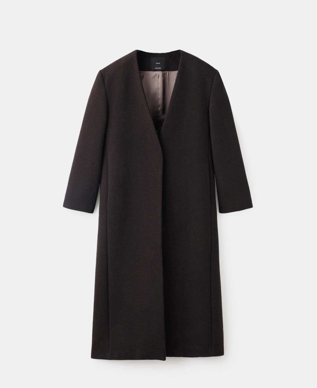 Mango Women's Wool Overcoat - Chocolate | Macy's