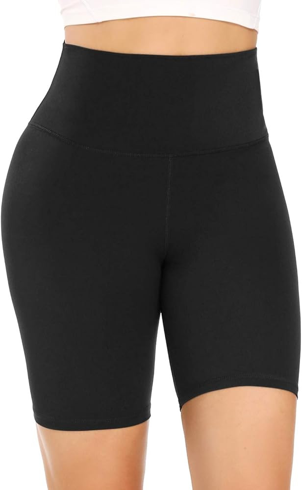 Ronanemon Women's 5" /8" High Waist Biker Shorts Yoga Workout Running Compression Exercise Shorts Si | Amazon (US)