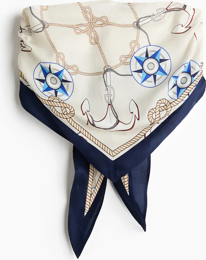 H&M Scarf-look Lyocell Bandeau Top | Nordstrom | Nordstrom