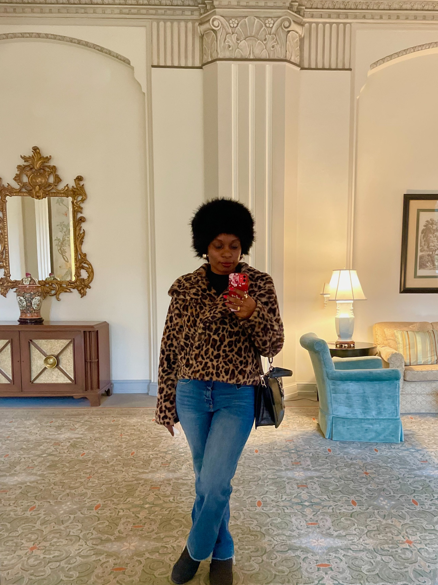 When the coat is the outfit 🐆 

#LTKPetite #LTKSeasonal #LTKOver40