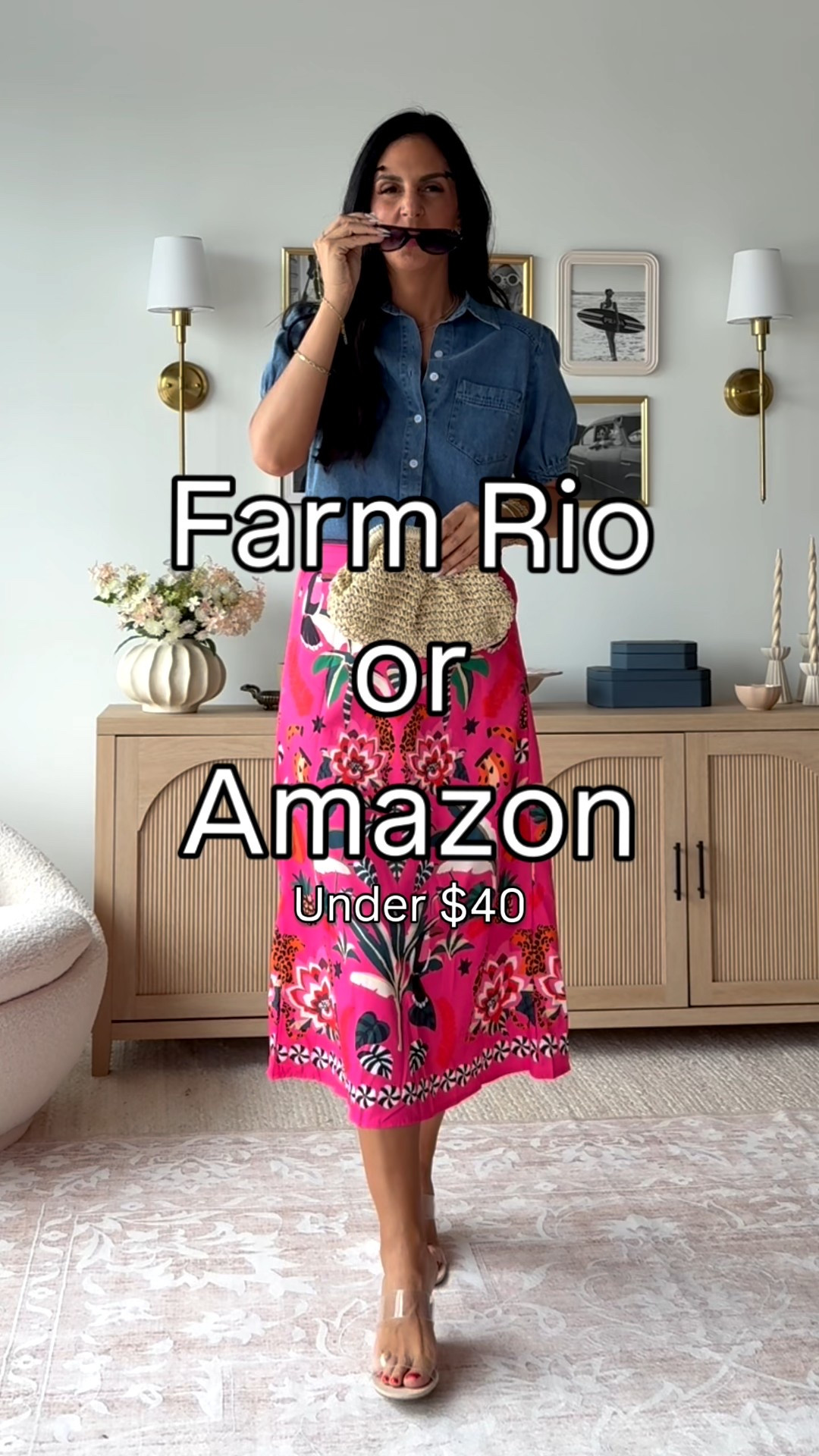 Wearing a small in everything 
I love a great Farm Rio moment, but the price tag? Not so much. 
I found a few Amazon looks for less that totally give off that same vibrant vibe—without the splurge.
The prints, the colors, the details… stunning for any summer party, vacation, or brunch date. 💃🌺
Comment DRESS and I’ll send you the links!

#LookForLess #AmazonFinds #SummerStyle #FarmRioVibes #AffordableFashion
#LTKOver40 #LTKU #LTKSummerEdit
#LTKOver40 #LTKU #LTKFindsUnder50