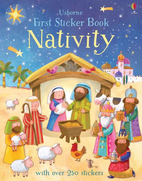 First Sticker Book Nativity | JoJo Mommy