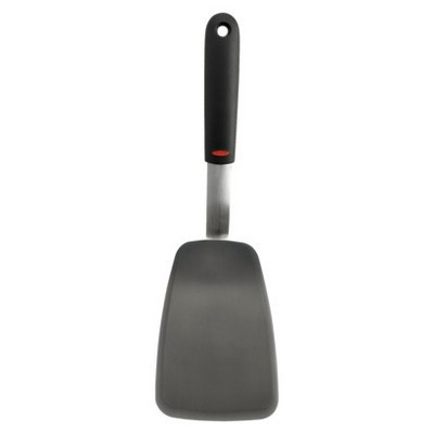 OXO Large Silicone Flexible Turner: Black Cooking Spatula, Dishwasher-Safe, Stainless Steel Handle, 13.3" Length | Target