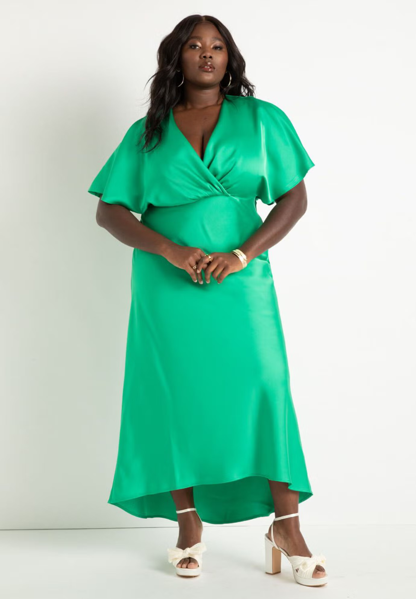 Kimono Sleeve Maxi Dress | Eloquii