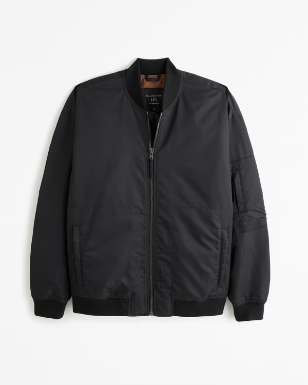 Nylon Bomber Jacket | Abercrombie & Fitch (US)