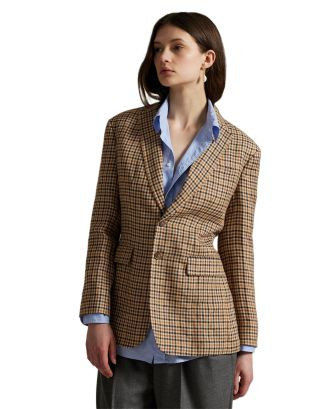 Plaid Linen Blazer | Bloomingdale's (US)