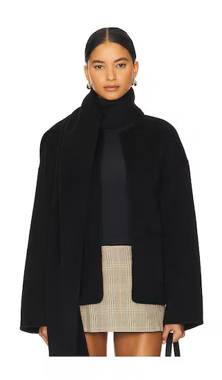 Jardin Scarf Jacket in Black | Revolve Clothing (Global)