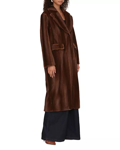 Faux Mink Fur Maxi Coat | Bloomingdale's (US)