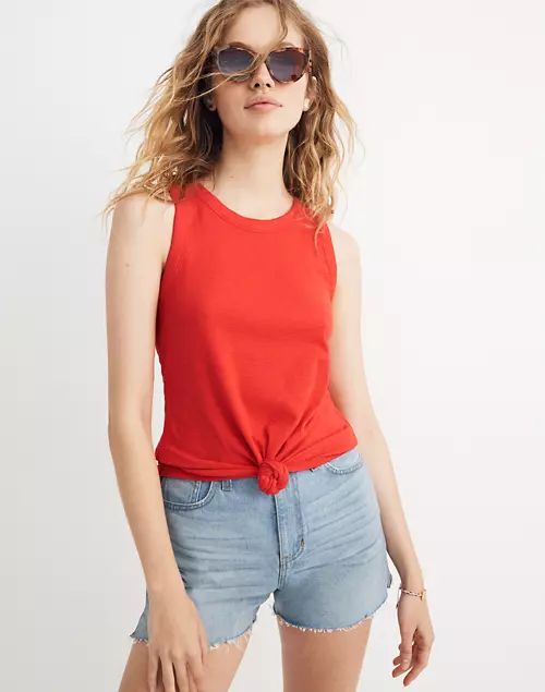 Audio Knot-Front Tank Top | Madewell