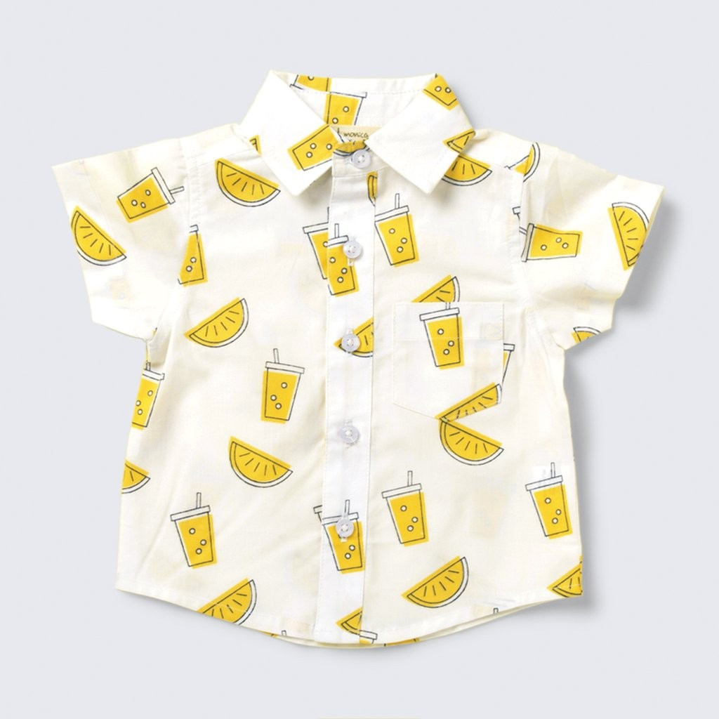 Short Sleeve Oxford Shirt | Monica + Andy