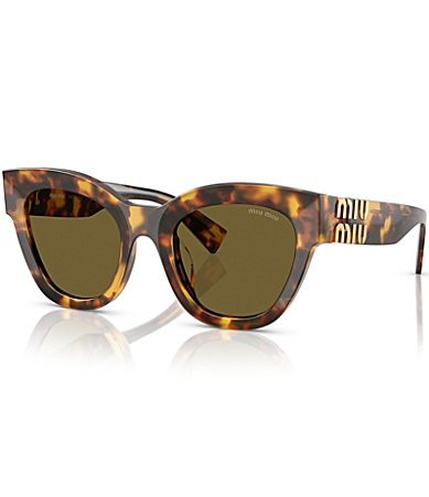 Miu Miu Women's MU 01YS51-Y 51mm Havana Square Sunglasses - Blonde Havana | Dillard's
