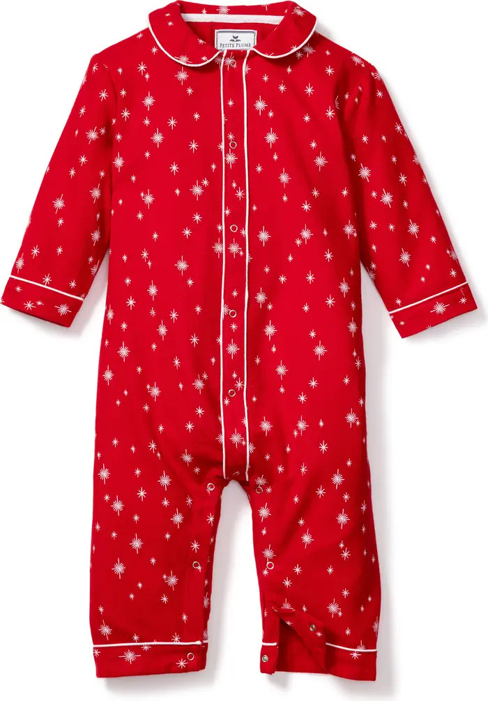 Petite Plume Starry Night Cambridge One-Piece Pajamas | Nordstrom | Nordstrom