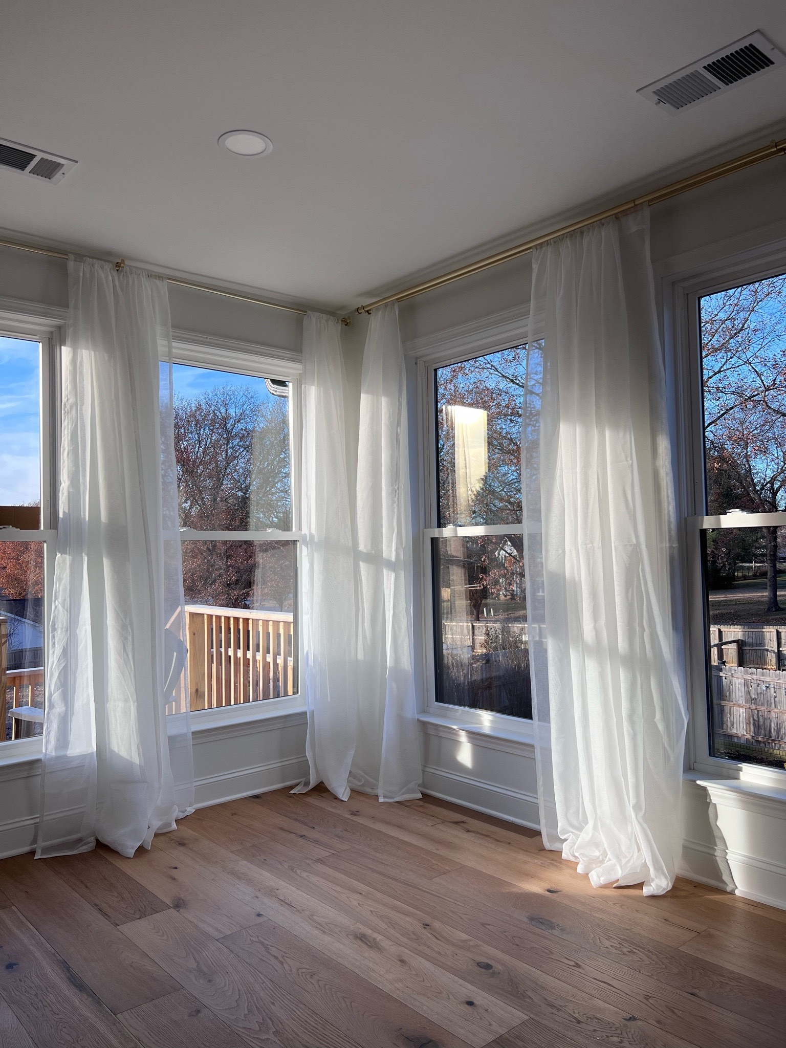 Installing curtain rods & sheer curtains! Love these rods they are doubled up so you can have sheer curtains & blackout! 

Long curtain rods
Gold curtain rod
Sheer curtain 
Bedroom
Master bedroo

#LTKSaleAlert #LTKHome #LTKStyleTip