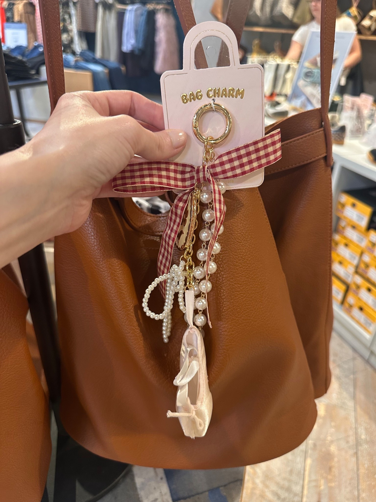 Bag charm | gingham | balletcore | fall outfit 

#LTKStyleTip #LTKSeasonal #LTKFindsUnder50